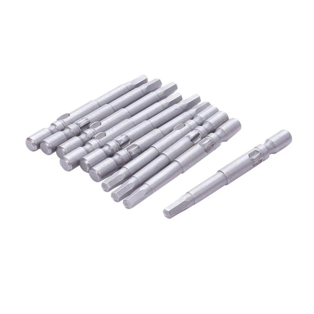 Utoolmart 10 шт. 1,5/2/2,5/3 мм магнитный шестигранные наконечники отвертки S2 Круглый хвостовик Диаметр 4 мм 40 мм Длина отвертка бит ручной инструмент