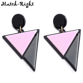 

Match-Right Trendy Earrings for Women/Geometric/Long/Hanging/Dangle/Statement/Korean/Drop Earrings Women Jewelry Female SP395