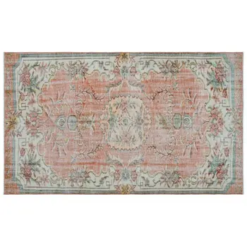

Handmade Natural Vintage Turkish Area Rug 158x262 Cm-5'2''X8'7''