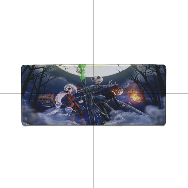 Lock Edge 30X90cm MaiYaCa Кошмар перед Рождеством высокоскоростной коврик для мыши большой игровой коврик для мыши Противоскользящий идеальный замок ПК компьютерный коврик - Цвет: Lock Edge 30X90cm