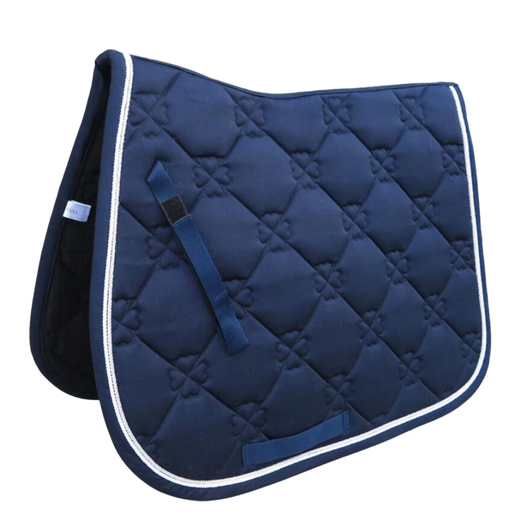 Jumping Event Shock Absorbing English Horse Saddle Pads Saddlecloths 69x52cm