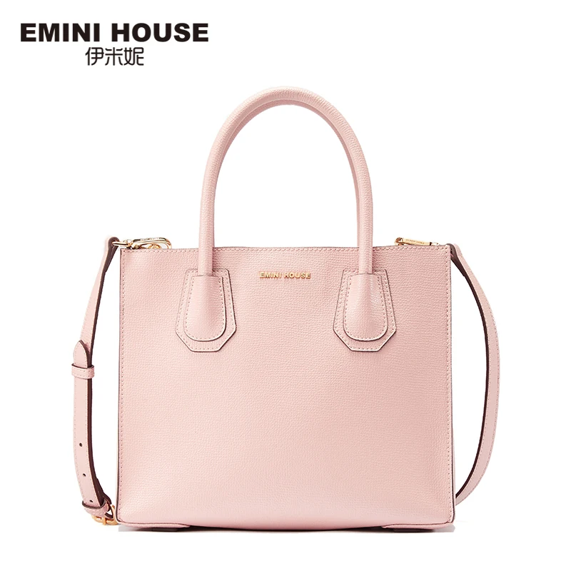 EMINI HOUSE сумка-тоут из спилка, роскошные сумки, женские сумки, дизайнерские женские кожаные сумки, сумка через плечо, сумки-мессенджеры