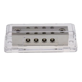 

0GA X2 Input 8GA X8 Output Power Ground Distribution Block Car Audio Wiring