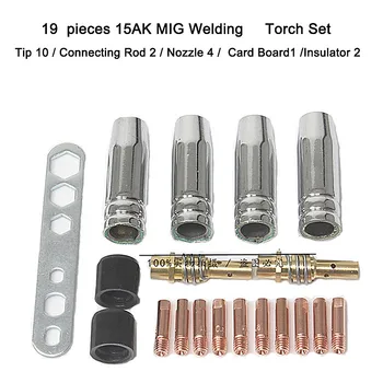 

19 Pieces 15AK Binzel Torch Parts Set B