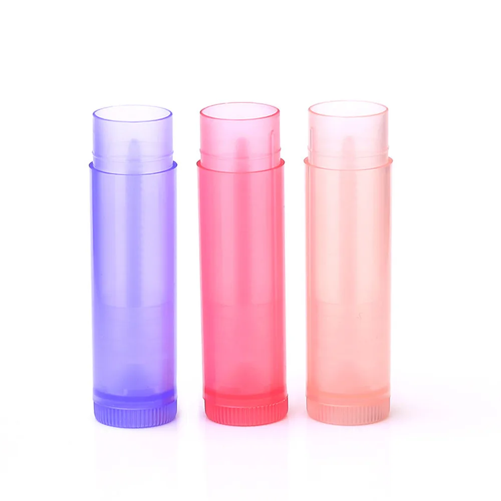 5 шт. бальзам для губ пустая бутылка 5 мл бальзам для губ пластиковые трубы трубки цветная модная губная помада бутылки для многоразового использования 5 г
