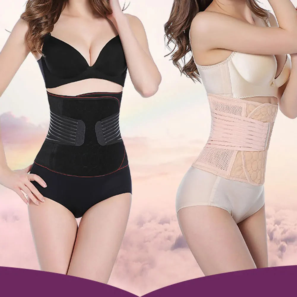 Women Belly Belt Waist Trainer Band for Postpartum Weight Loss Belly Wrap TS95