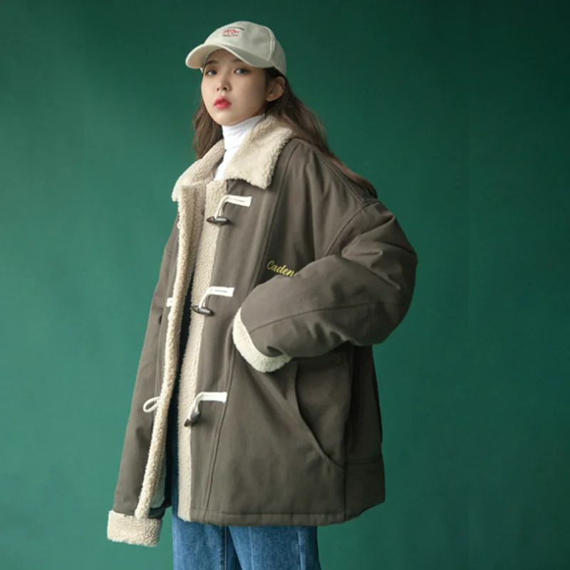 VENFLON зимнее корейское Женское пальто модное винтажное шерстяное пальто женское приталенное пальто со стоячим воротником женское Формальное черное - Цвет: Коричневый