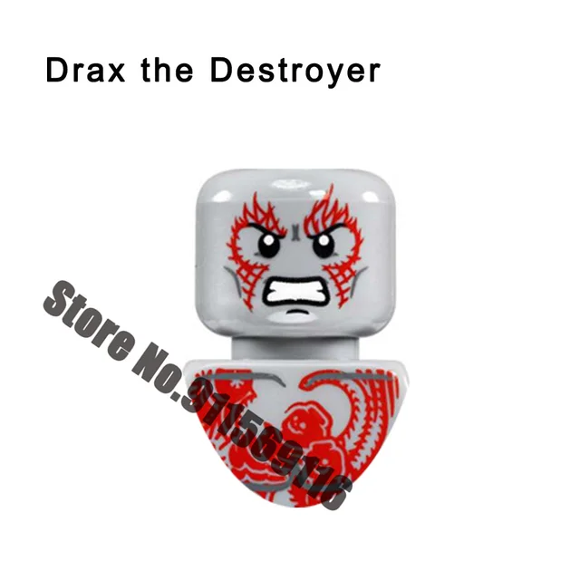 Superhero Building blocks Loki Sylvie Iron Man Spiderman Hulk Thor Captain America Venom Groot Thanos Vision Falcon Deadpool Toy A-PG159