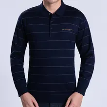 Мужская элегантная шерстяная плотная флисовая рубашка темно-синяя зеленая поперечная полоска отложной воротник с длинным рукавом шерстяная кашемировая блуза для мужчин
