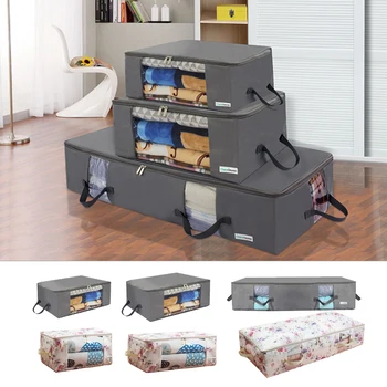 

S/M/L Quilt Storage Bag Moisture-resistance Container Bag For Clothes Bedding Pillows Quilt Organizer Bag Home Supplies