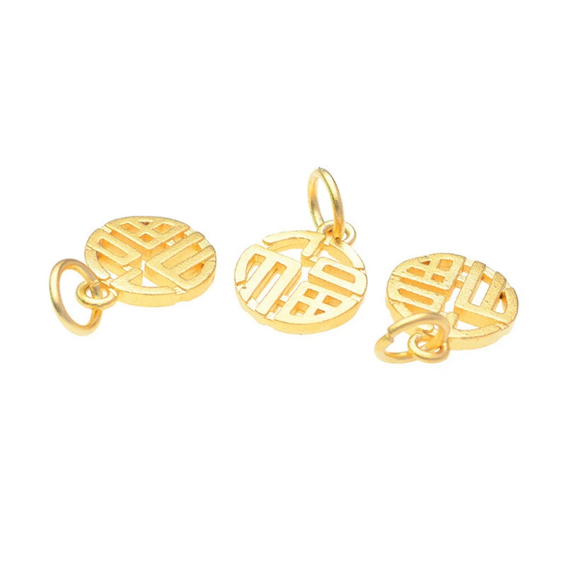2個漢字 福 意味祝福や幸福 ペンダントブレスレットネックレスイヤリングジュエリーアクセサリー ジュエリー用具 部品 Aliexpress