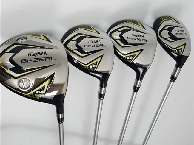 Honma BeZEAL 525 полный набор Honma гольф-клубов Драйвер+ проход древесина+ U19+ железо+ путер R/S гибкий вал ВИЗАРД с крышкой головы