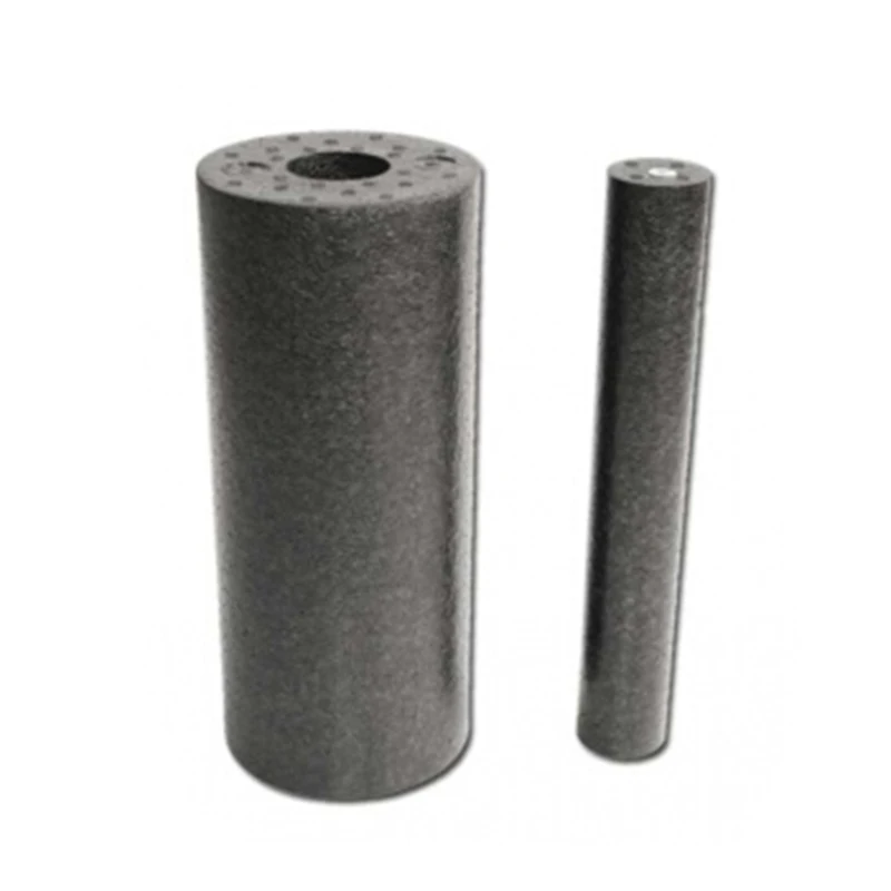 

2pcs/set 33x 14cm EPP Foam Roll High Fitness Massage Roller Exercise Balance Yoga Brick Block Gym Equipment Black Sports