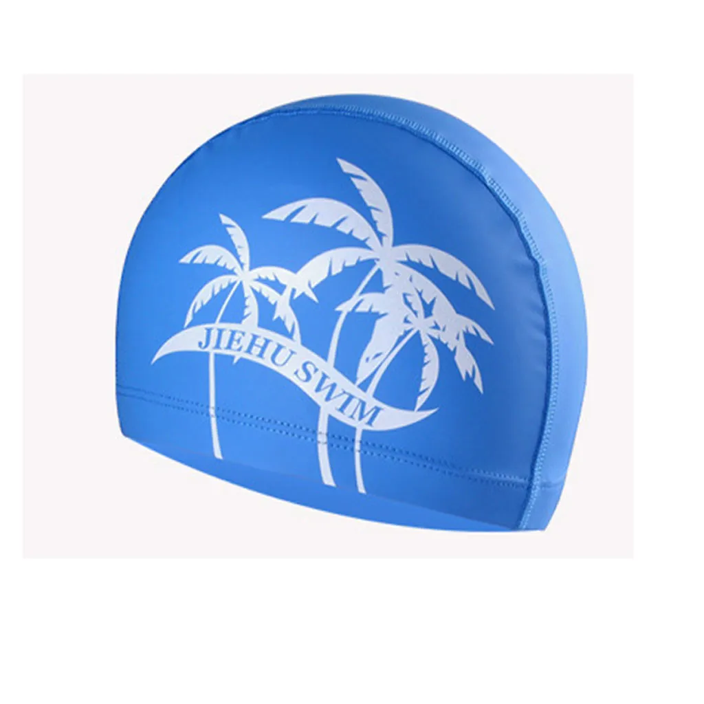 Эластичные силиконовые шапочки для плавания для взрослых, водонепроницаемые, растягивающиеся, удобные, с защитой ушей, длинные волосы, летние, для купания, HatDP4