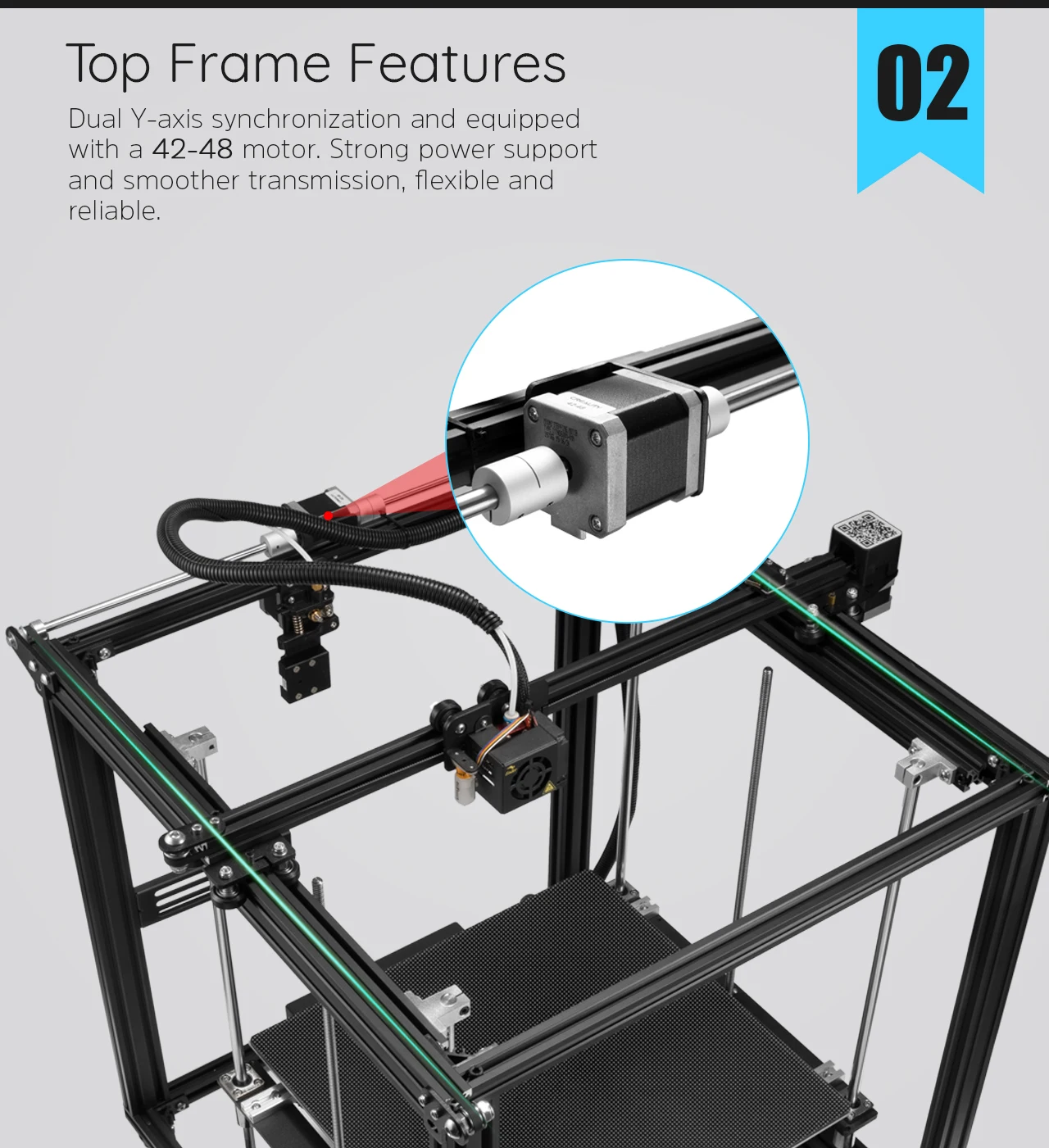 3d printers Ceality 3D Printer Ender-5 Plus Dual Z-Axis Brand Power Large Printing Size BL Touch Levelling Resume Print Filament Sensor 3d printers