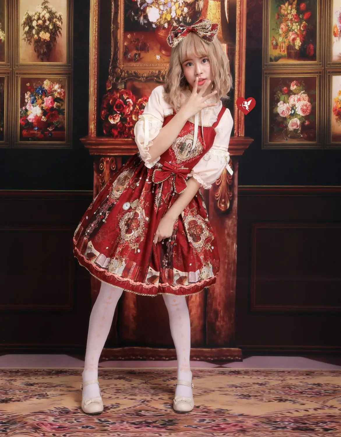  Ƽ Ƽ  θŸ Ʈ 巹 Ƽ ̽ bowknot Ϳ μ 丮 巹 kawaii ҳ  θŸ loli