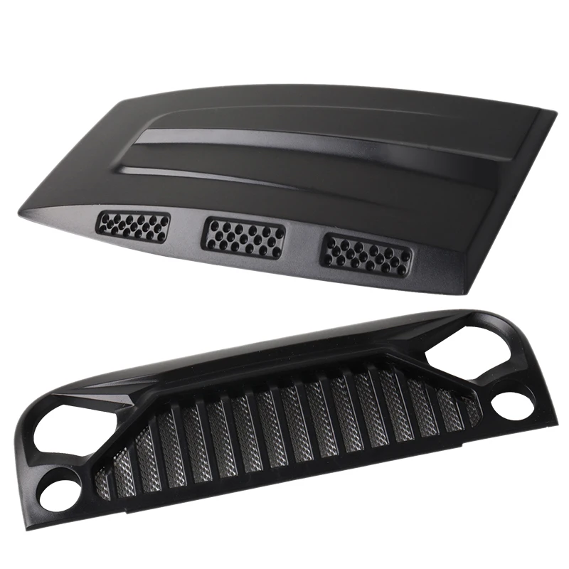 

Rc Engine Cover Eagle Angry Face Intake Grille For 1/10 Rc Crawler Car Axial Scx10 Jeep 90046 Modification Part
