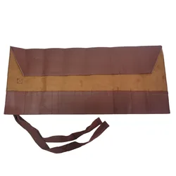 Sac de rangement d'outils bonsaï, sac en rouleau, étui à outils en cuir PU 