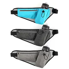 Сумка с регулируемым ремнем, водонепроницаемая поясная сумка, держатель для мобильного телефона, мужская спортивная сумка для фитнеса, дорожная сумка, нагрудные сумки, можно носить с собой бутылку для воды