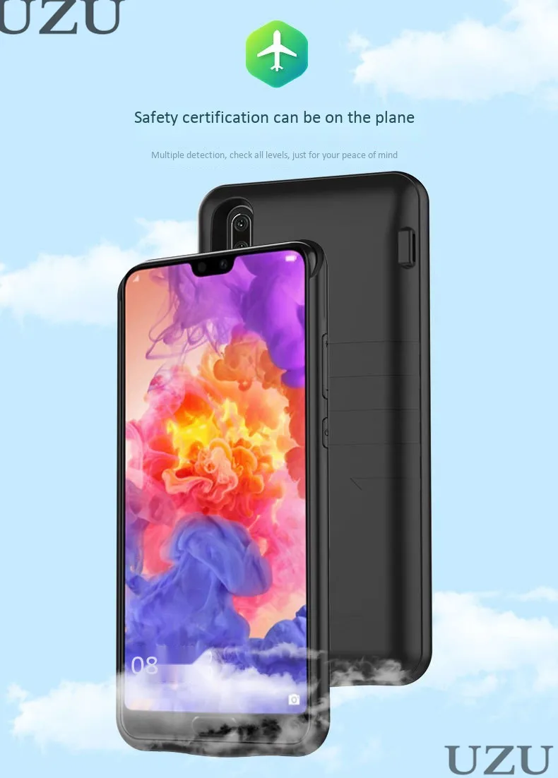 8200 мАч Высокая емкость батарея зарядное устройство чехол для huawei P20 Pro Внешняя беспроводная зарядка крышка для huawei P20 Pro роскошный