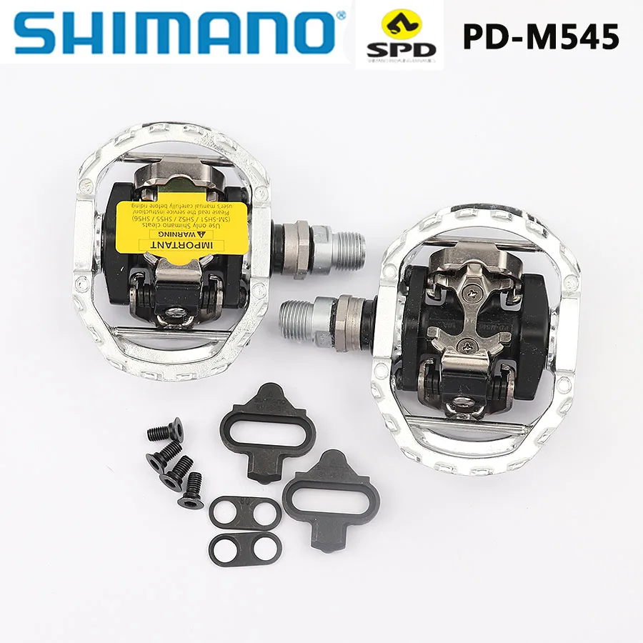 Велосипедные педали shimano SPD PD M545 MTB XC без туклипсов включая SM SH51 Cleats для горного