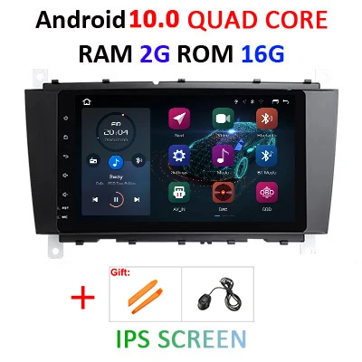 Android 10 DSP ips Автомагнитола dvd gps видео для Mercedes/Benz W203 W209 W219 W169 A160 C180 C200 C230 C240 CLK200 CLK22 NO 2 din - Цвет: 2G 16 IPS
