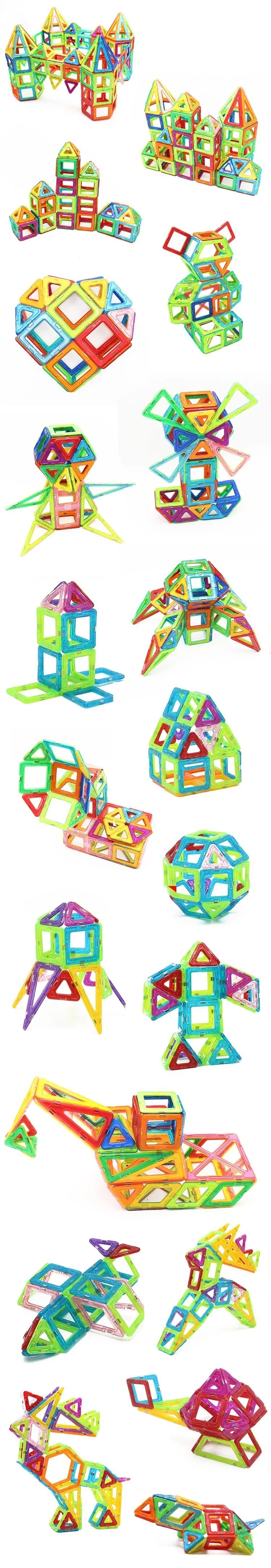 Espeon Unids большой светильник замок кирпичи регулярные образовательные Diy конструктор магнитные строительные блоки игрушки для детей