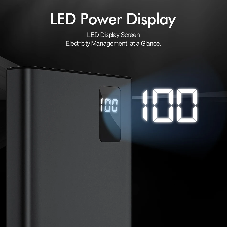 Skup ROCK Power Bank dla xiaomi mi iPhone mi ni cyfrowy Powerbank 10000mAh Slim Powerbank zewnętrzna ładowarka do baterii szybkie ładowanie