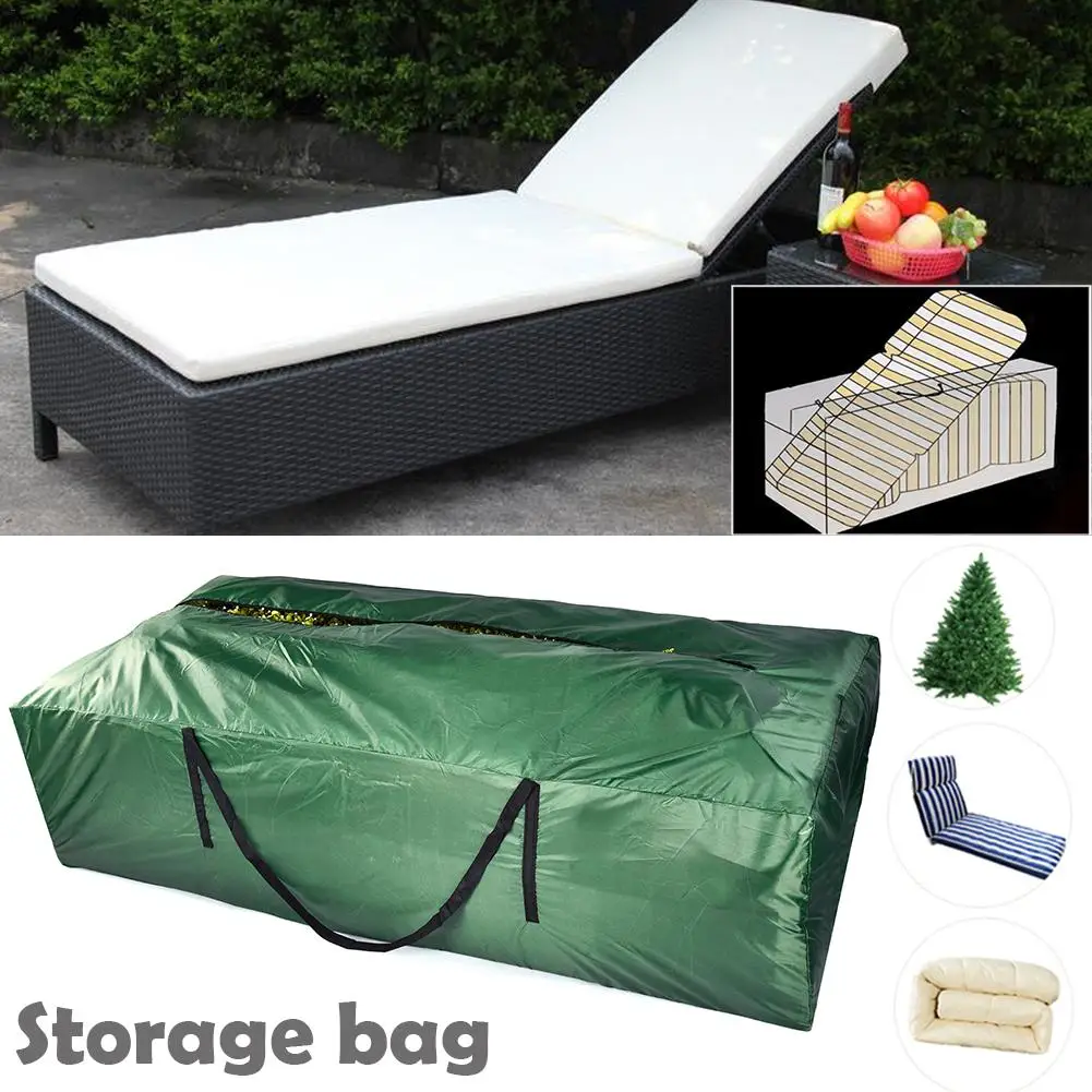 Outdoor Furniture Cushion Storage Bag Christmas Tree Outdoor Furniture Cushion Storage