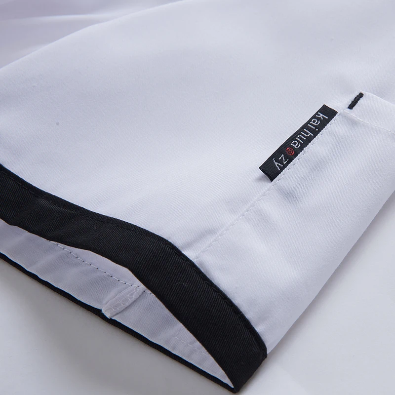 Unisex Restaurant Kitchen Chef Uniform Shirt Breathable short sleeves Chef Jacket+cap+apron works clothes for men Wholesale 2019