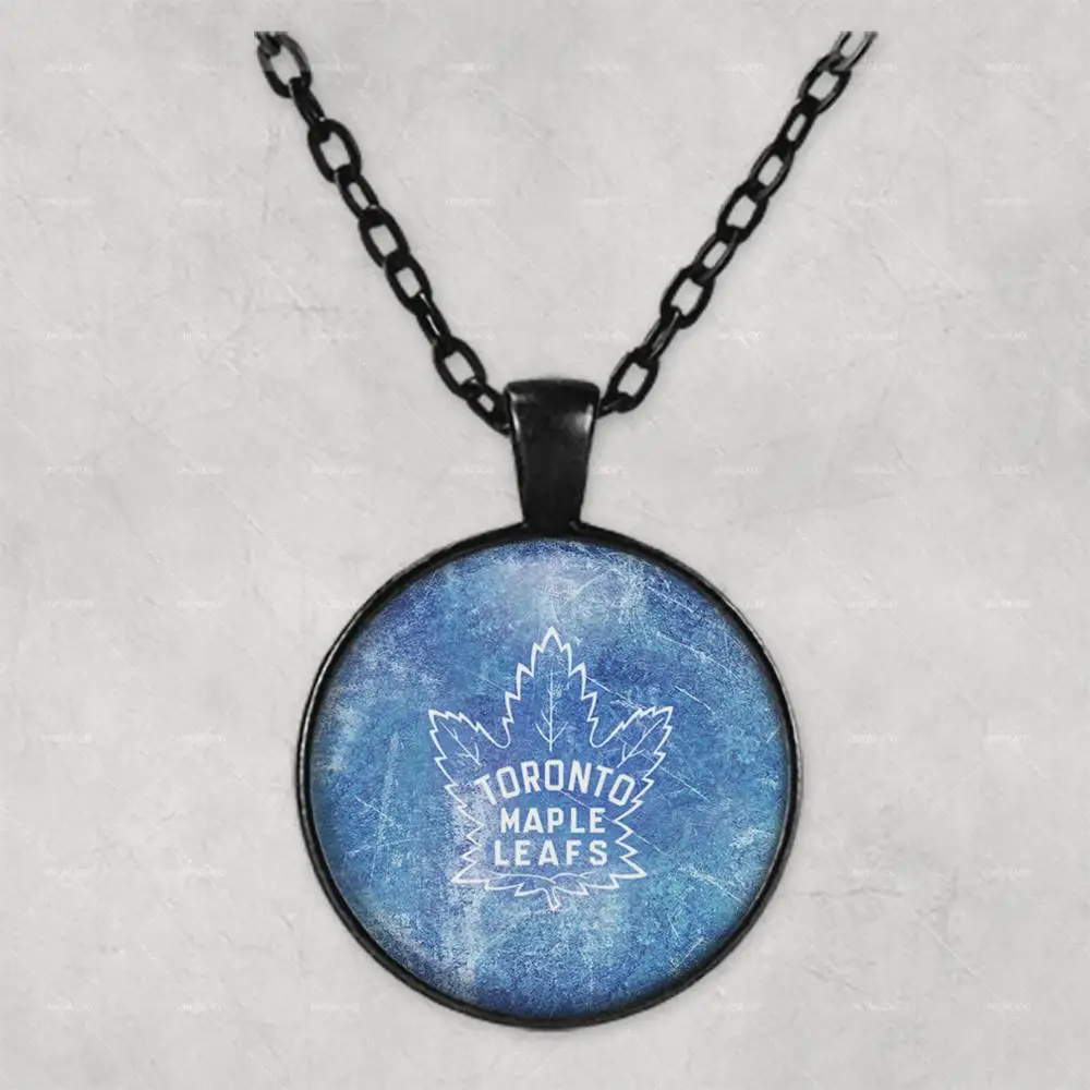 

Toronto Maple Leafs Photo Necklace Pendant Mother's Day Birthday Gift Custom Jewellery cute travel bag for her gift