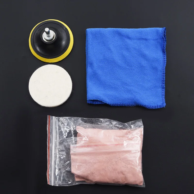  5pcs Buffing Pad Set Car Windscreen Windows Scratch Remover Glass Polishing Equipment Practical