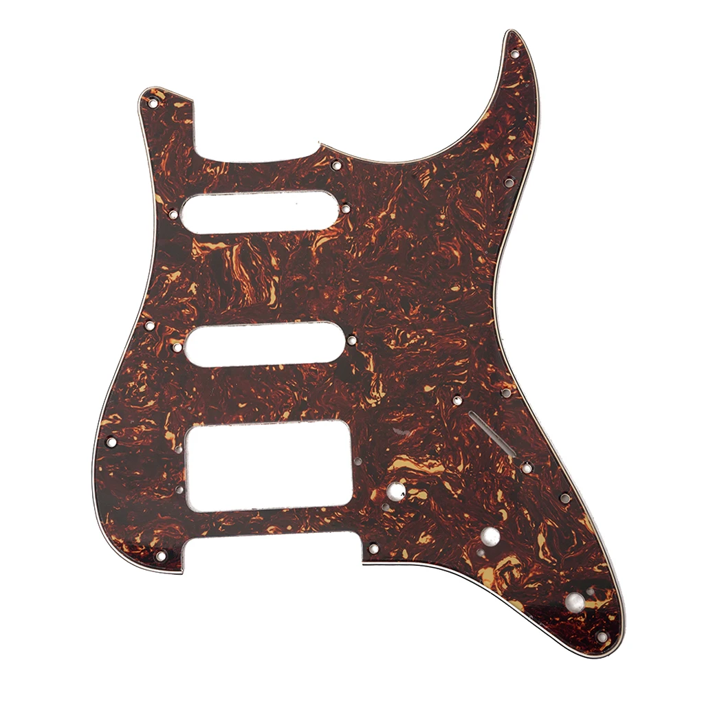 PVC Pickguard SSH Pickup Guard Plate Parts for ST Style Electric Guitar