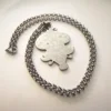 2 inches Tall With 4mm 24 inch Rolo Chain Stainless Steel Necklace Icp Insane Clown Posse Twiztid Hallowicked Rare Charms Pendan 5