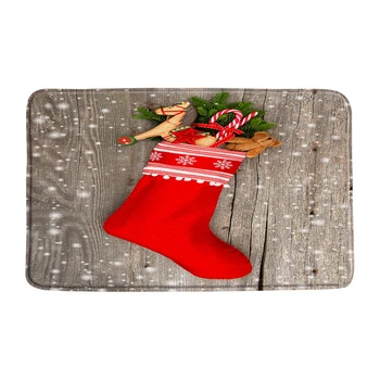 

Christmas Mat Santa Claus Doormat Merry Christmas 2021 New Year Decor for Home Snowman Xmas Floor Mat Red Christmas Doormat