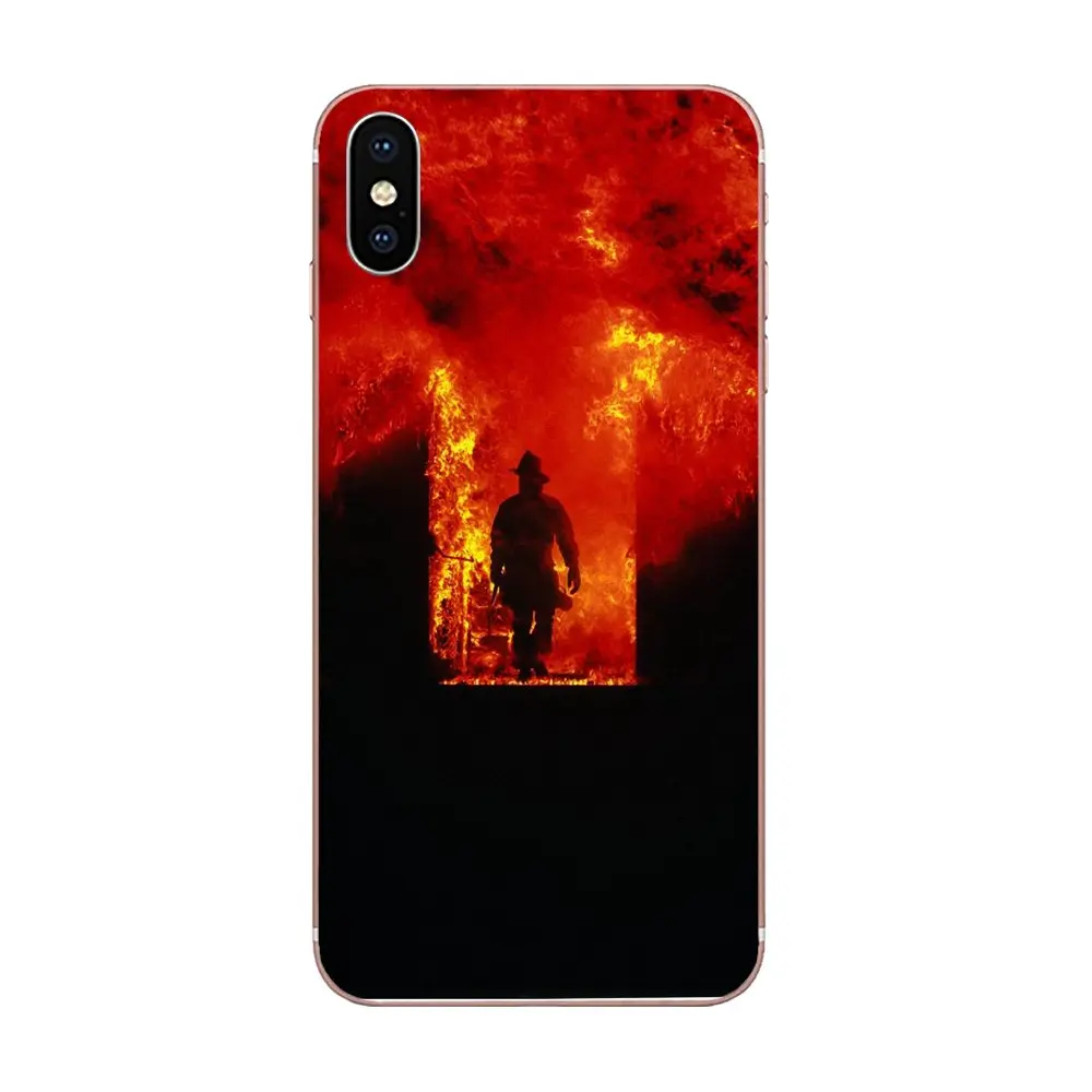 Мягкий ТПУ стиль популярный Emt Пожарный для Apple IPhone X XS Max XR 4 4s 5 5C 5S SE 6 6S 7 8 Plus