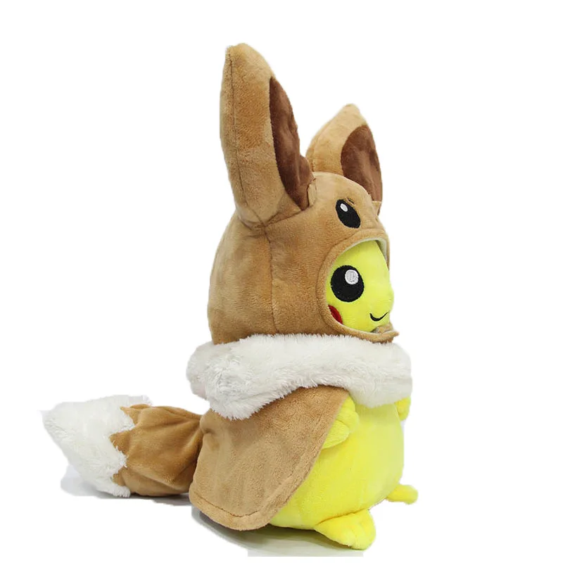 30 см Пикачу Косплей Eevee плюшевые куклы карманные животные Eevee Cos игрушка Пикачу детский подарок на день рождения