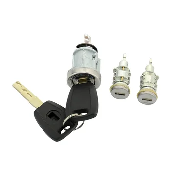 

Lock Set & 2 Key For Fia t Original Car Milling Modified Door Kit Cylinder Ignition Replacement Trunk Lock SIP22 Blade
