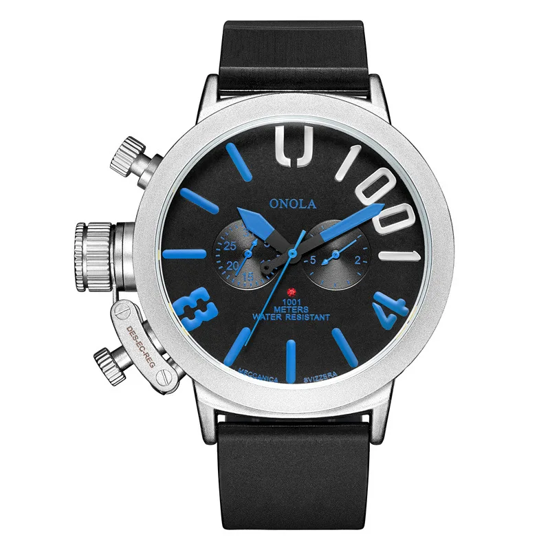 Мужские часы автоматические механические мужские водонепроницаемые наручные часы, силиконовый стальной ремешок роскошные, спортивные и фирменные дизайнерские часы - Цвет: 4