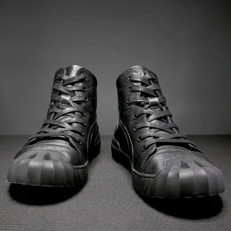 New Us Military Leather Combat Ankle Boots Infantry Tactical Training Motorcycle Boots Vintage Combat Footwear 8#23D50