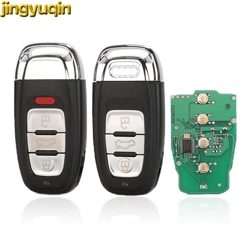 jingyuqin 5pcs Smart Remote Key 315/433/868MHZ 8T0 959 754C for For Audi Q5 A4L A5 A6 A7 A8 RS4 RS5 S4 S5 3/4 Button Keyless | Автомобили