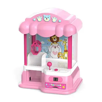 

Claw Arcade Game Candy Dispenser Clip Doll Machine for Kids Birthday & Christmas Gifts for Children