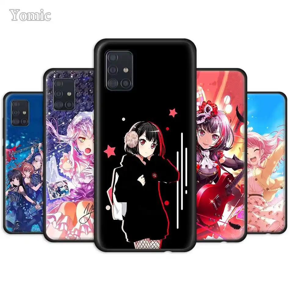 Bang Dream Anime Case For Samsung Galaxy A51 1 A50 1s S Fe S21 Ultra A31 A10 0e 1 0 M31 A30 Black Tpu Phone Cover Phone Case Covers Aliexpress