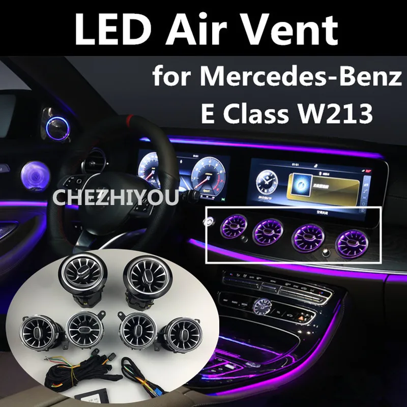 Air Condition AC Vent Outlet 64color For Benz E Class W213 2015-2019 Interior Front Console Turbo | Автомобили и мотоциклы