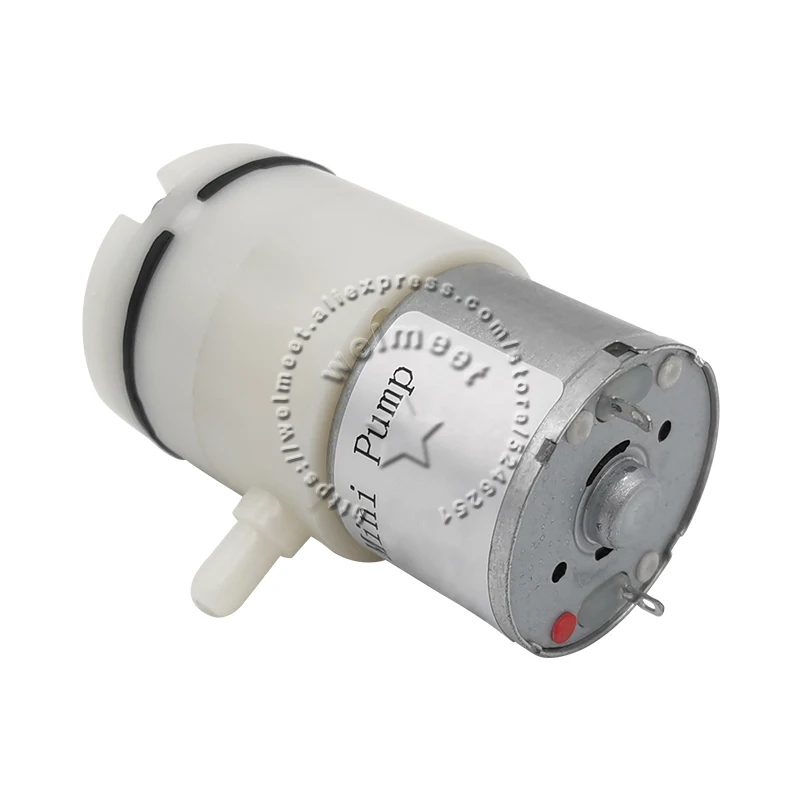1pcs DC3V 3.7V 4.5V 6V 12V 미니 음압 산소 풍선 진공 공기 펌프 320 브러시 모터