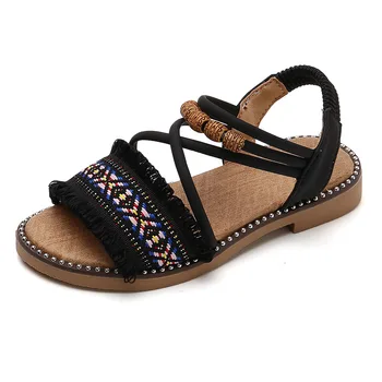 

Sandals For Girls Summer 2020 New Fashion Beading Sandals For 1 2 3 4 5 6 7 8 9 10 11 12 Years Old Kids Little Girls Beach Shoes