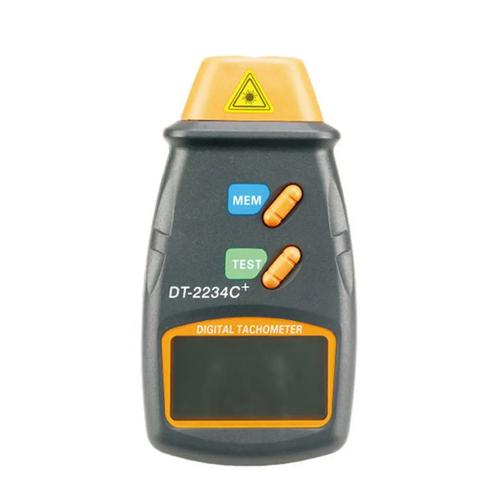 DT2234C + Ручной ЖК цифровой Мини Бесконтактный Лазерный Фото Тахометр RPM измеритель