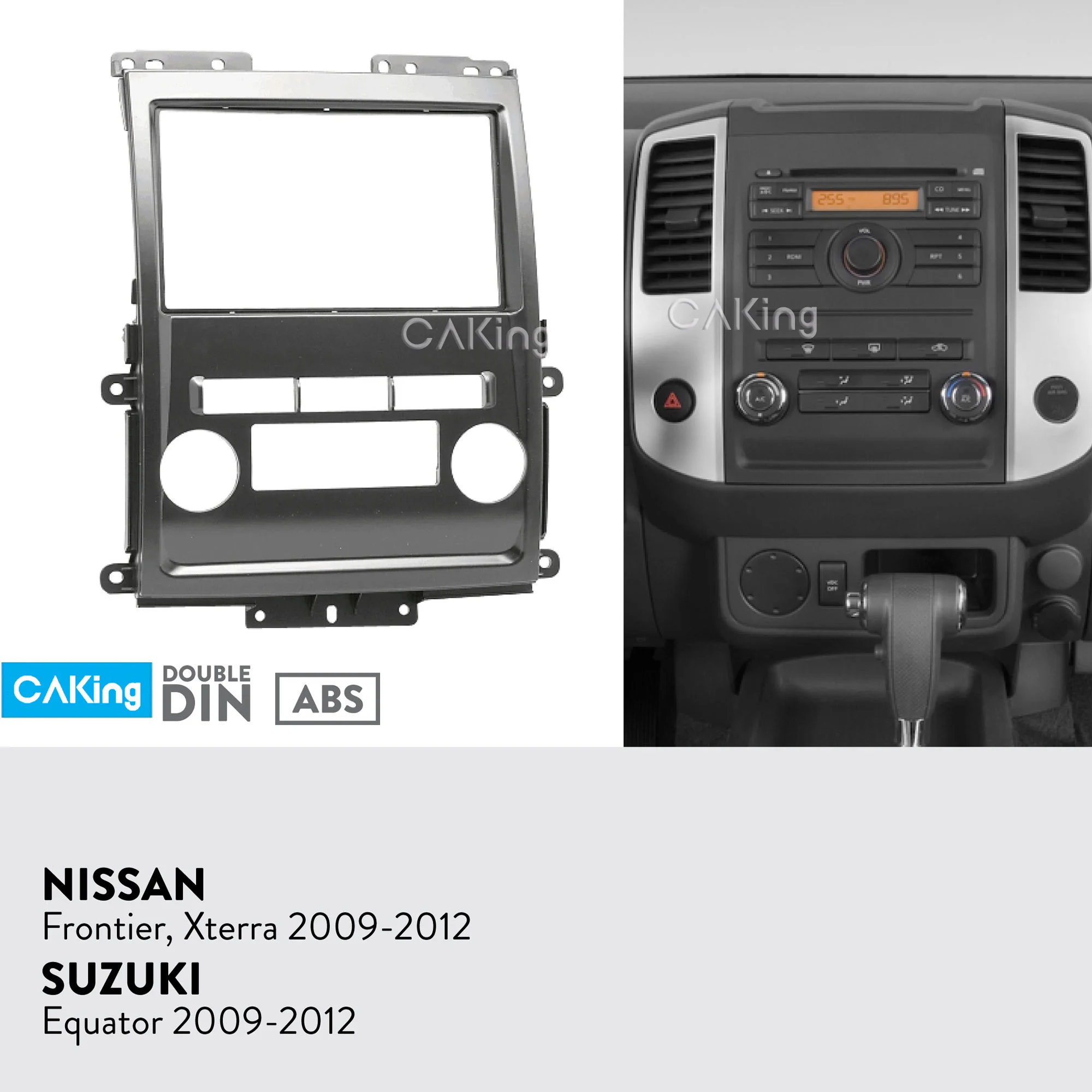 Автомобильная радиопанель Fascia Для NISSAN Frontier Xterra / SUZUKI Equator 2009 2012 комплект приборной