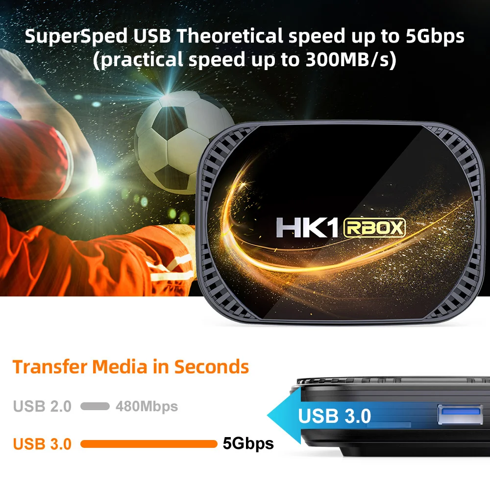 Boîtier TV HK1 RBOX X4S Android 11 Amlogic S905tage,4 Go-32 Go-64 Go ...