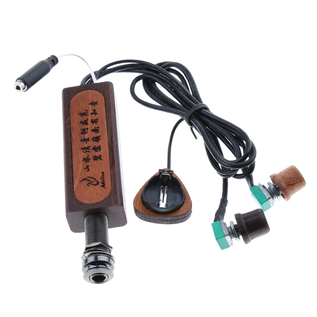 

Exquisite Ebony Pickup Piezo DIY for Classical Guitar/Ukulele Parts
